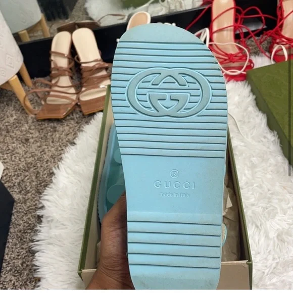 🐳☀️Gucci mini Double G sandals☀️🐳 - Picture 4 of 5